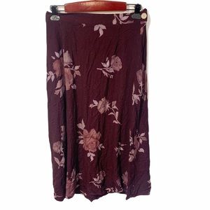 Lane Bryant Designs Plus‎ Size 14/16 Floral Maxi Skirt